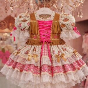 vestido junino caipira