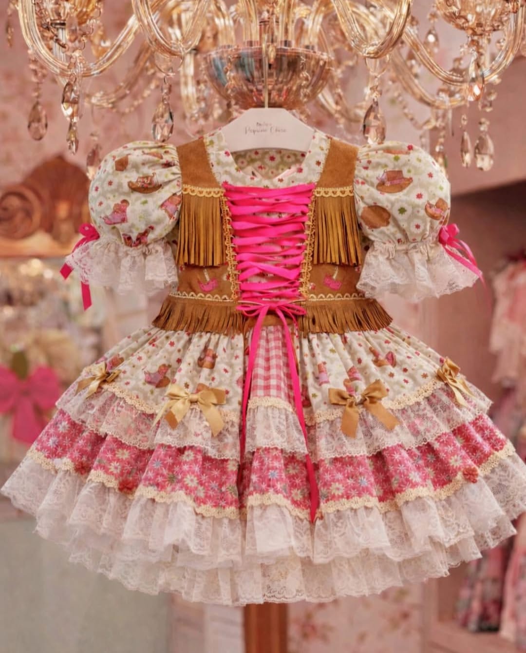 vestido junino caipira
