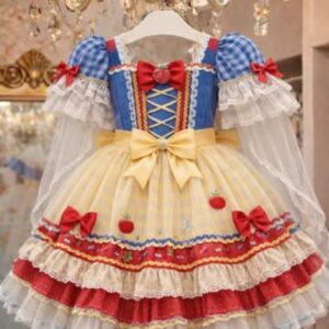vestido junino branca de neve