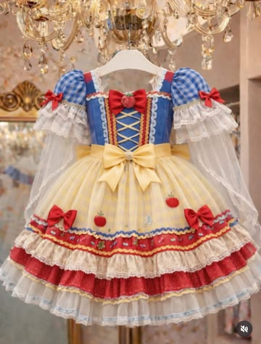 vestido junino branca de neve